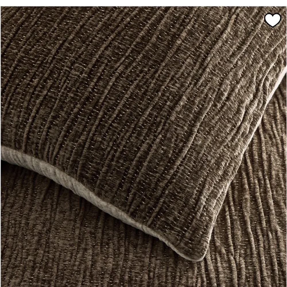 West Elm Chenille Reflections Coverlet & Shams